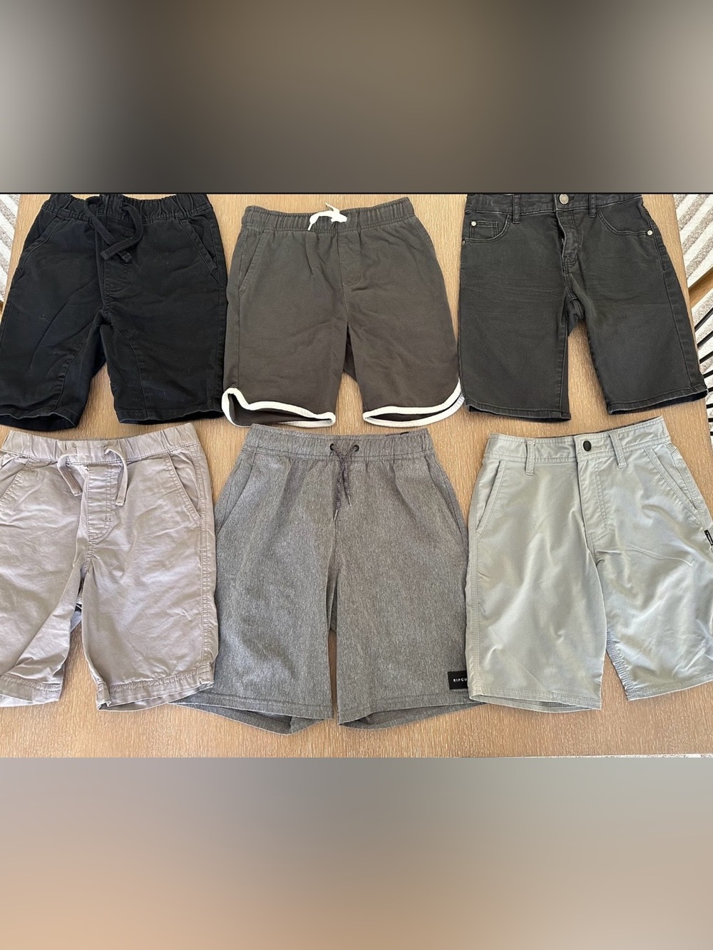 6 Pair Boys Shorts - Size 7